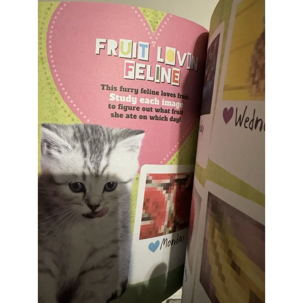Cute Cat Kittens Kids Activity Book Educational Fun Scholastic